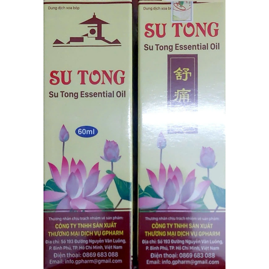 DẦU XOA BÓP SU TONG SUTONG 60ml hạn mới