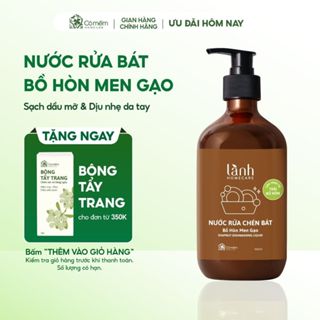 Nước Rửa Chén Bát Thiên Nhiên Lành Homecare Chiết xuất Từ Bồ Hòn Men Gạo An Toàn Cỏ Mềm 500ml