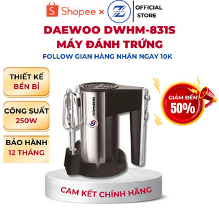  Máy đánh trứng Daewoo DWHM-831S - Bảo hành 12 tháng 