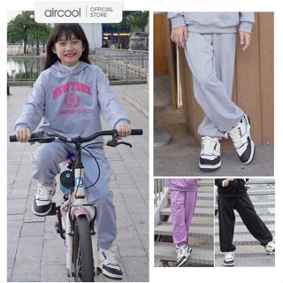  Quần jogger nỉ da cá bé gái Quần nỉ bé gái thu đông Aircool mềm đẹp-QDBG01 