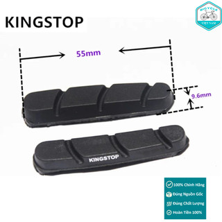 Cặp Gôn Má Phanh Xe Đạp Road Carbon KINGSTOP – 2 Gôm Phanh Chất Lượng Cao