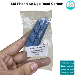 Cặp Gôn Má Phanh Xe Đạp Road Carbon KINGSTOP – 2 Gôm Phanh Chất Lượng Cao