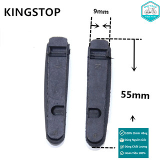 Cặp Gôn Má Phanh Xe Đạp Road Carbon KINGSTOP – 2 Gôm Phanh Chất Lượng Cao