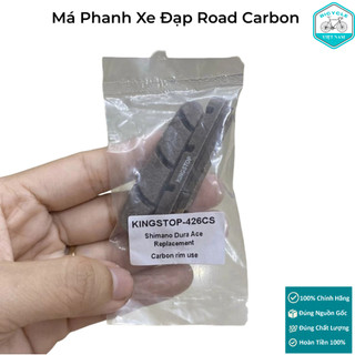Cặp Gôn Má Phanh Xe Đạp Road Carbon KINGSTOP – 2 Gôm Phanh Chất Lượng Cao
