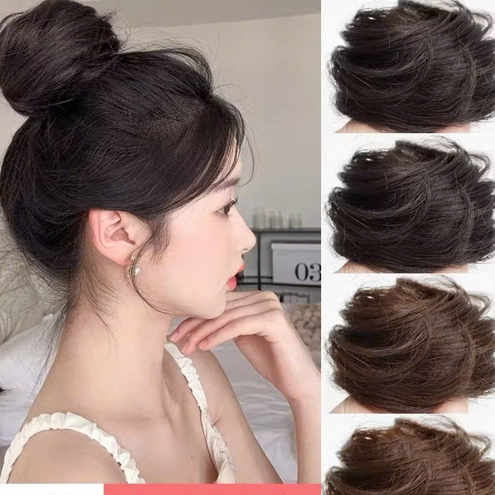 Búi tóc siêu phồng tóc hottrend dự tiệc tóc giả T33