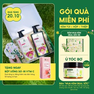 Combo Dầu Gội Xả Dâu Tằm Ngừa Rụng Tóc Cỏ Mềm - Quà Tặng 20/10 Cho Người Yêu, Vợ, Mẹ, Cô Giáo