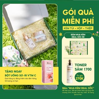 [MUA 2 TẶNG 1] Bộ Đôi Serum Kem Dưỡng Cấp Ẩm Ngừa Lão Hoá Sâm 1700 Làm Mờ Đốm Nâu Nếp Nhăn Da Cỏ Mềm - Quà 20/10