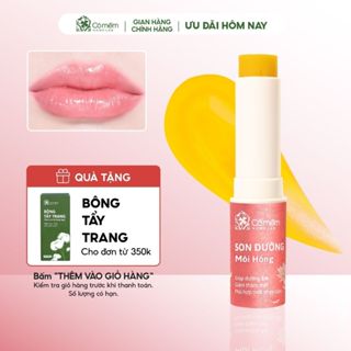 Son Dưỡng Hồng Môi Cải Thiện Thâm Môi  Ngăn Ngừa Nứt Nẻ Vitamin E Cỏ mềm Homelab 3,6g
