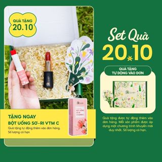 [Hộp Quà Tặng 20/10] Bộ Đôi Môi Xinh Dưỡng Ẩm Trang Điểm Môi Gồm Son Thiên Nhiên Son Dưỡng Cỏ Mềm