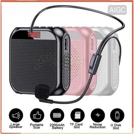 Loa Trợ Giảng Hi Fi S-17 Công Suất Lớn Pin Trâu-Công Suất Loa 8W, Mic Nhạy, Lọc Ồn Tốt