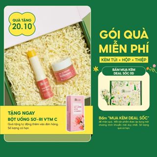 Combo Môi Hồng Gồm Son Dưỡng Hồng Môi Và Mặt Nạ Ngủ Môi Cỏ Mềm - Quà Tặng 20/10 Ý Nghĩa, Thiết Thực