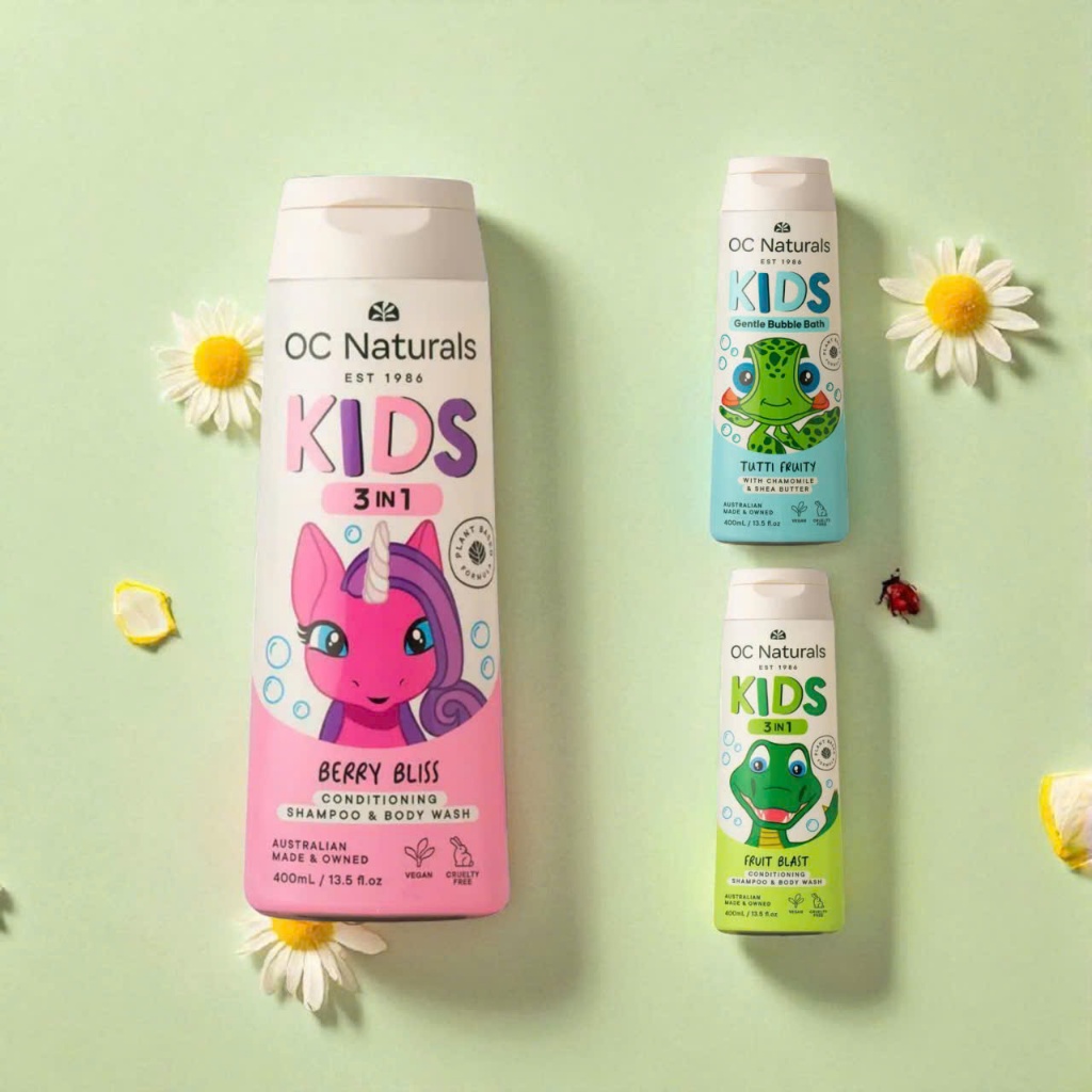 Sữa tắm gội xả Organic Care Kids 400ml không cay mắt