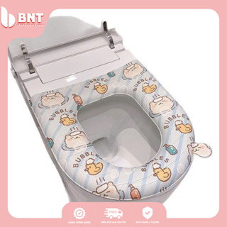  Miếng Lót Bồn Cầu Chống Thấm Nước – Lót Bồn Cầu Nỉ Bông Mềm Có Thể Tháo Rời Điều Chỉnh Linh Hoạt Dễ Giặt 