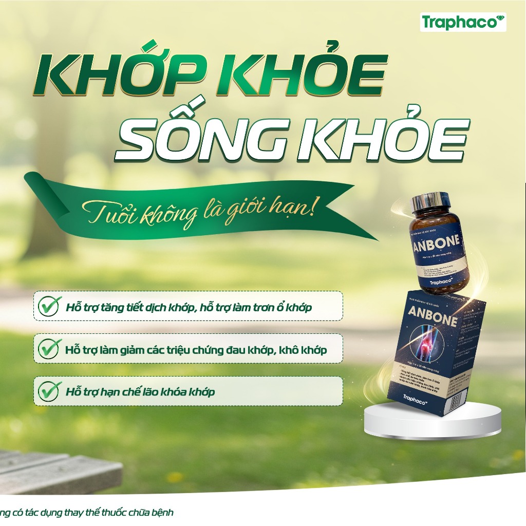 [FAMAX] Viên Khớp Anbone Traphaco Hỗ Trợ Giảm Đau Khớp, Giảm Tê Nhức, Hết Nhức Mỏi
