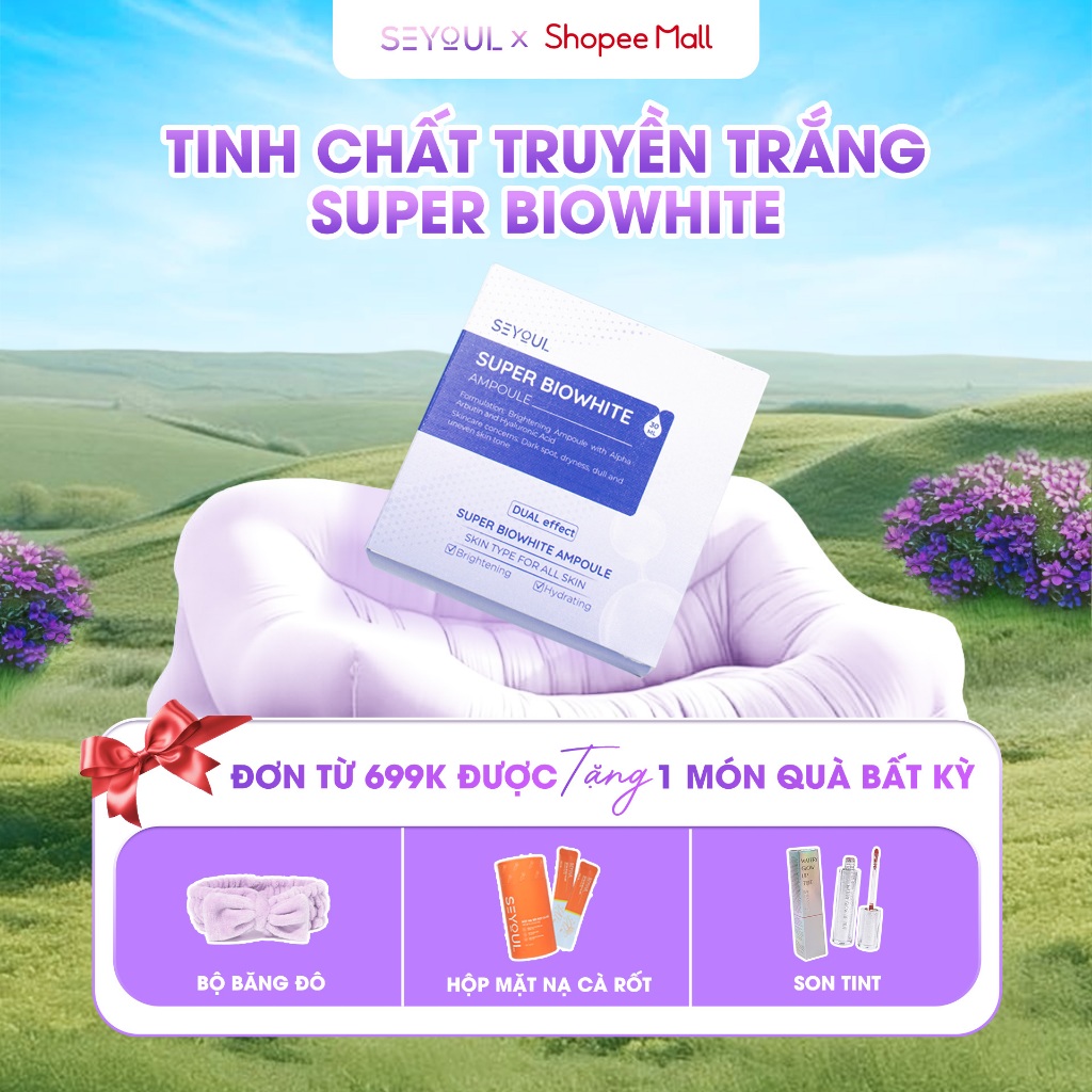 Tinh Chất Truyền Trắng Super BioWhite SEYOUL Dưỡng Trắng Cung Cấp Độ Ẩm Và Tăng Sinh Collagen Cho Da