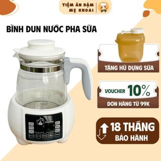  Ấm Đun Nước Pha Sữa Cho Bé Coco Bear bình đun nước giữ nhiệt chuẩn khử clo bảo hành 18 tháng 