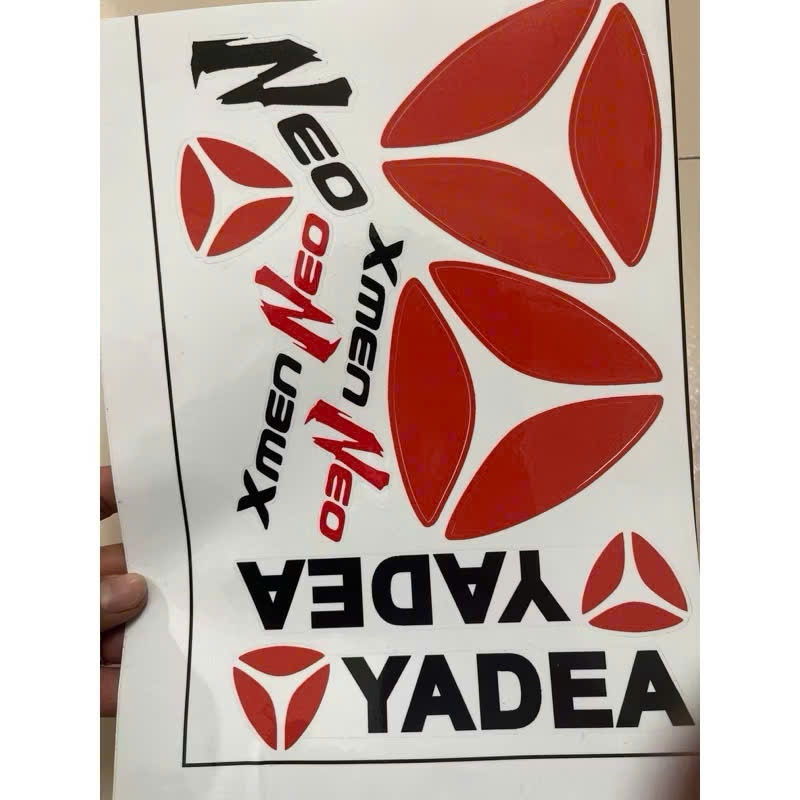 Tem Yadea Xmen neo dán xe điện xmen
