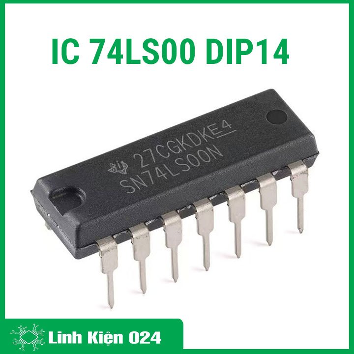 Chíp 74LS00 Quad 2-input NAND Gate DIP14