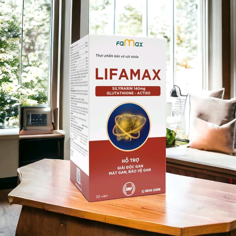 [FAMAX] Lifamax Hỗ Trợ Thải Độc Giải Pháp Cho Người Uống Bia Rượu Hộp 30 viên