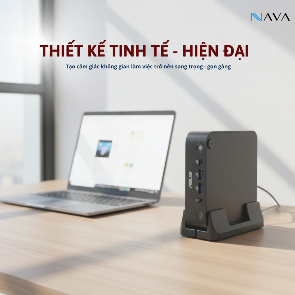 Mini PC ASUS NUC AI 350 (PN54) DDR5 AMD Ryzen AI 7, Radeon 860M, Copilot+, Khóa Vân Tay, Tặng Đế | BigBuy360 - bigbuy360.vn