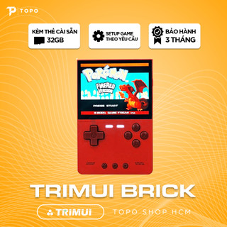 Trimui Brick - Kèm thẻ JVJ tốc độ cao, tặng kèm bao đựng. Cài sẵn Firmware và kho game hay chọn lọc