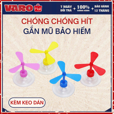 Chong Chóng Hít Gắn Mũ Bảo Hiểm Mô tả sản phẩm: Làm mới phong cách mũ bảo hiểm của bạn với chong chóng hít trang trí VAR