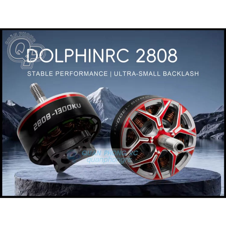 Motor DolphinRC 2808 1300KV Brushless Motor Dành cho máy bay điều khiển