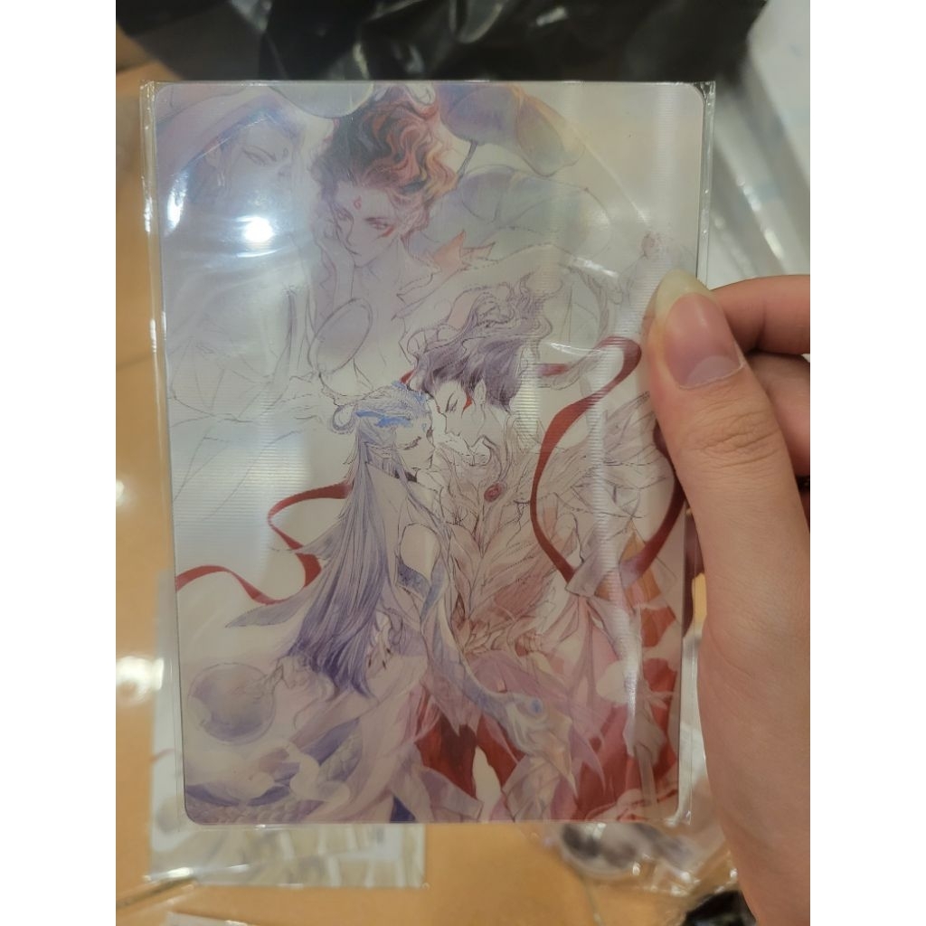 Bo góc, pola, postcard Na Tra Ngao Bính Na Bính goods artist