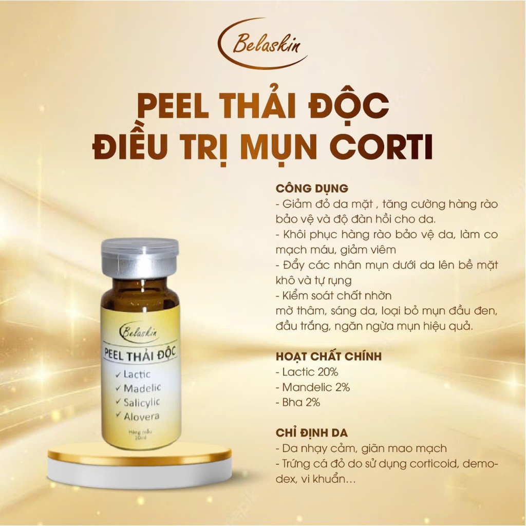 Peel Thải Độc Belaskin Hàng Hot Chỉ Dành Cho SPA