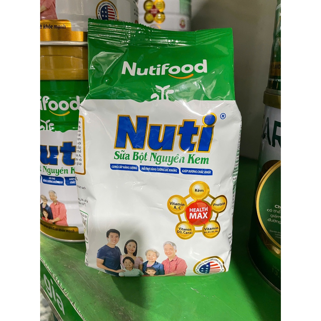 Sữa bột nguyên kem Nutifood chính hãng, thơm ngon, bổ dưỡng