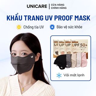  Combo 3 chiếc khẩu trang chống tia UV UNICARE PROOF MASK khẩu trang chống nắng chất liệu mềm mại - Hàng chính hãng 