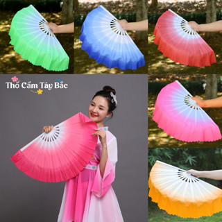  Quạt múa văn nghệ nan nhựa hàng loại đẹp cực bền  1 đôi  