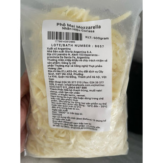 Phô mai bào mozzarella