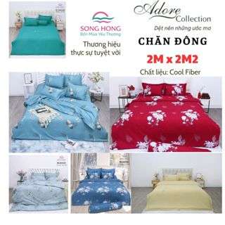  Chăn Đông Sông Hồng Cool Fiber 2m x 2m2 – Giữ Ấm Hoàn Hảo Cho Mùa Đông ❄️ Chính hãng ❄️ 