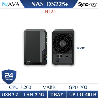  NAS Synology DS225+  2-Bay  DDR4 NVMe Lưu Trữ Mạng Gia Đình Văn Phòng Nhỏ Sao Lưu Dữ Liệu Cá Nhân 