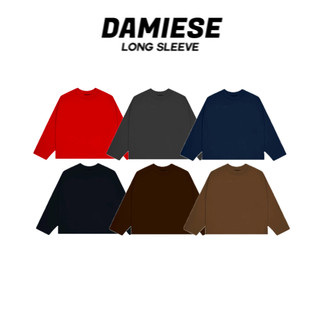  ÁO THUN BOXY TRƠN TAY DÀI LOCAL BRAND DAMIESE COTTON 260GSM 