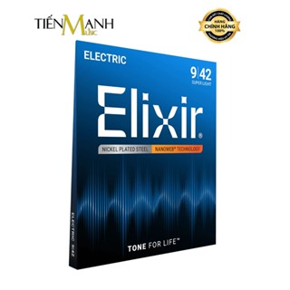 [Chính Hãng] Dây Đàn Guitar Điện Elixir 12002, 12052 - Phủ Nanoweb Cỡ 9, 10