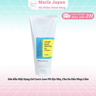 Sữa Rửa Mặt Dạng Gel Cosrx Low PH Dịu Nhẹ, Cho Da Dầu Nhạy Cảm