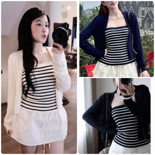 Set áo len ống áo khoác cadigang thu đông 2025 chất len mềm- nữ