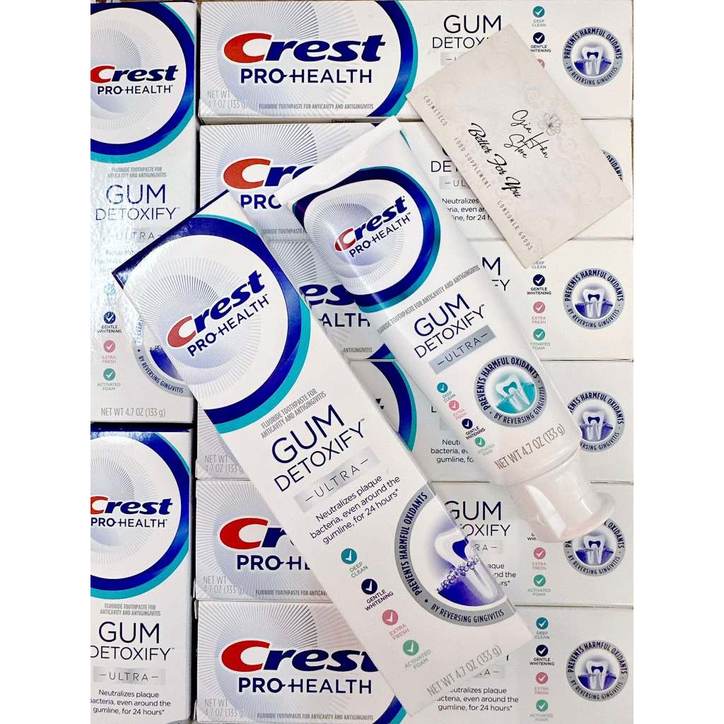 Kem đánh răng Crest Pro-Health Gum Detoxify Ultra - 133G