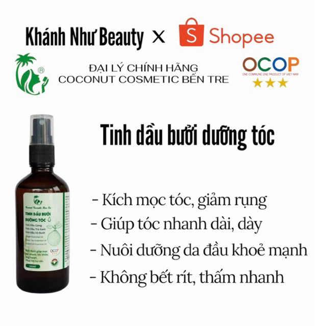 xịt mọc tóc, xịt bưởi mọc tóc, xịt tinh dầu bưởi coconut bến tre, xịt mọc tóc nhanh, hỗ trợ giảm rụng tóc