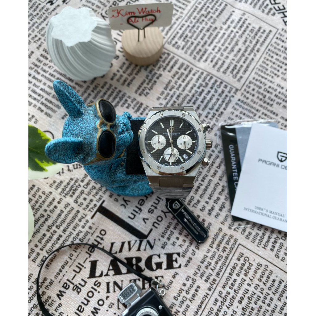 Đồng hồ nam Pagani Design PD 1707 Chronograph mặt kính sapphire chống nước sang trọng