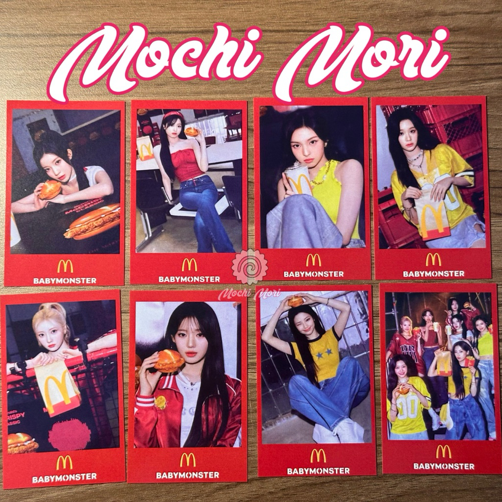 Card/pola babymonster x McDonal's UNOFF-REMAKE
