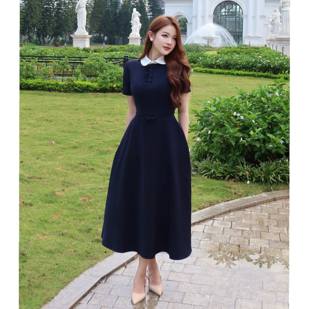 Mina dress - Váy dáng dài thanh lịch DE JOLIE