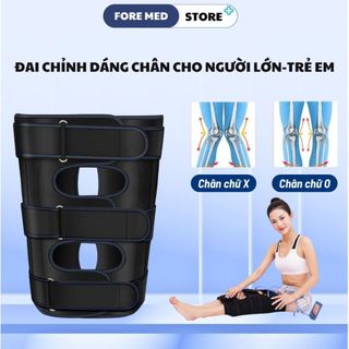 Đai nắn chân vòng kiềng, Đai chỉnh hình chân vòng kiềng, chân chữ X Và Chữ O cho người lớn, trẻ em hiệu quả