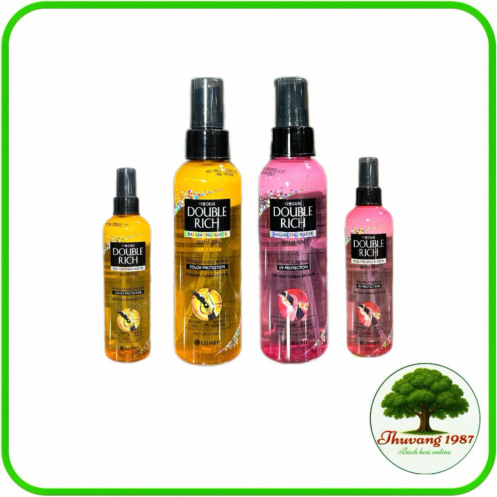 Xịt dưỡng tóc Double Rich 120ml -250ml phục hồi và bảo vệ tóc