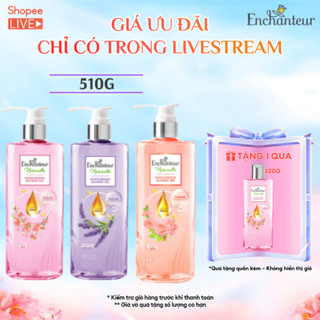 Sữa tắm dưỡng da thiên nhiên Enchanteur Naturelle 510g - quà KO hiển thị - KOL