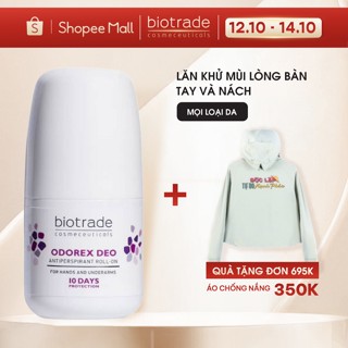 Lăn Khử Mùi Biotrade Odorex Deo Antiperspirant Roll On lòng bàn tay và nách Biotrade