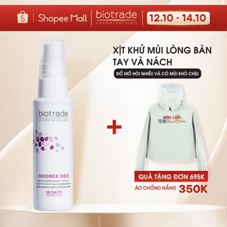 Xịt Khử Mùi Biotrade Odoreax Deo Antiperspirant Spray khử mùi lòng bàn tay và nách Biotrade 40ml