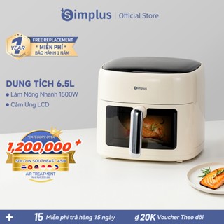 Simplus Nồi Chiên Không Dầu Dung Tích Lớn 6.5L Công Suất Cao 1500W CKZ-2328BDS2 - KQZG018